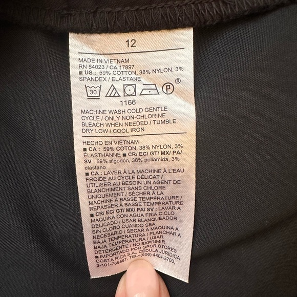 NWT Old Navy Women’s Black Extra High-Rise Wide Leg Adjustable Waist Pants - Picture 11 of 11